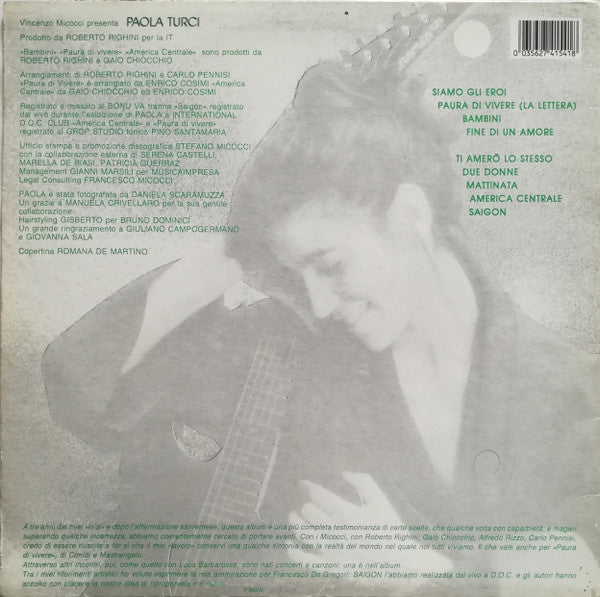 Paola Turci : Paola Turci (LP, Album)