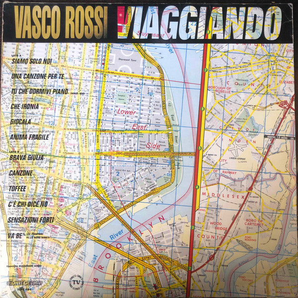 Vasco Rossi : Viaggiando (LP, Comp)