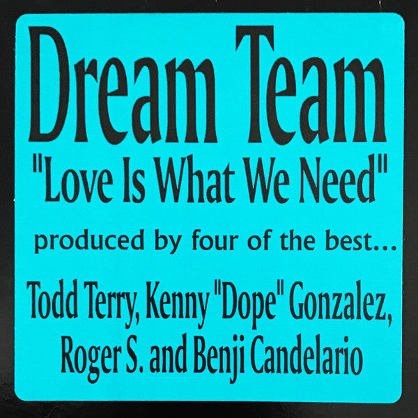 Dream Team (3) : Love Is What We Need (12")