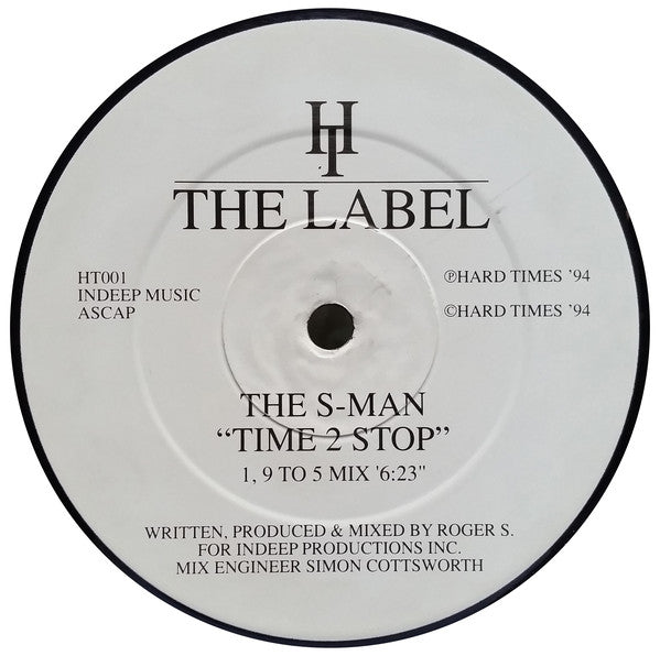 The S-Man : Time 2 Stop (12")