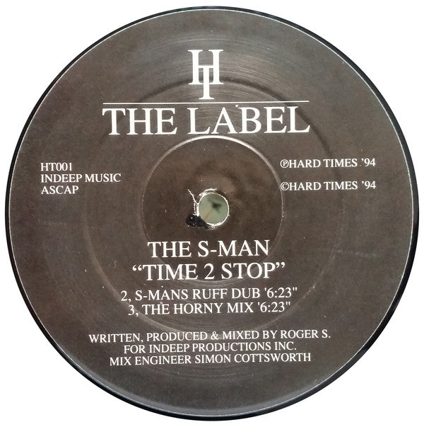 The S-Man : Time 2 Stop (12")