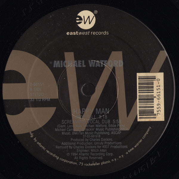 Michael Watford : Happy Man (12")