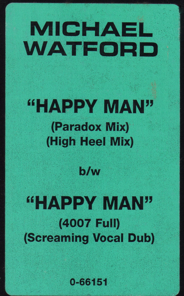 Michael Watford : Happy Man (12")