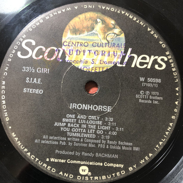 Ironhorse : Ironhorse (LP, Album)