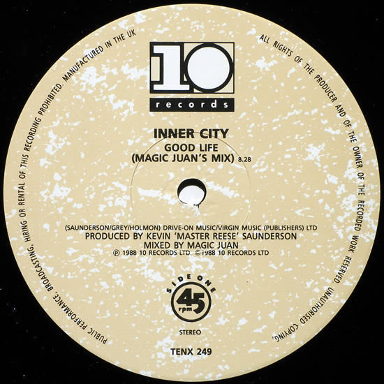 Inner City : Good Life (12", Single)