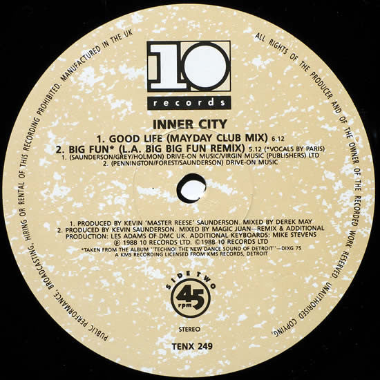 Inner City : Good Life (12", Single)