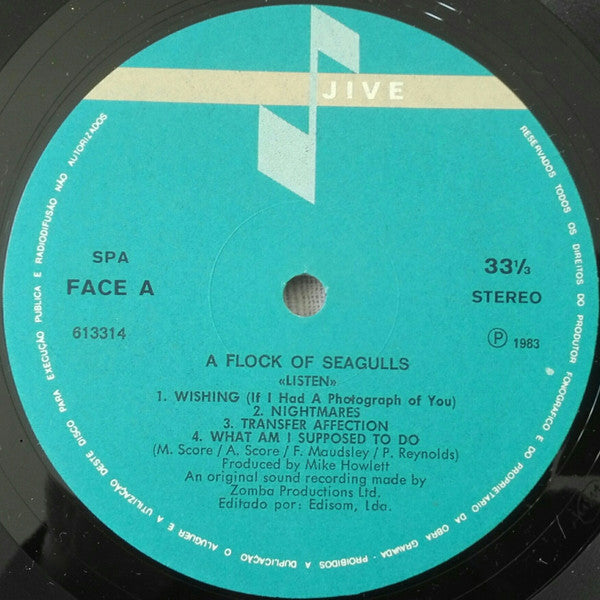 A Flock Of Seagulls : Listen (LP, Album)