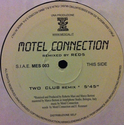 Motel Connection : Two  (12")