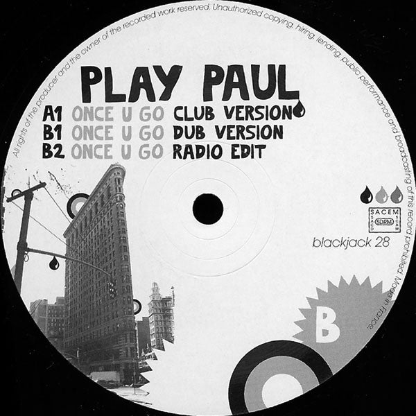 Play Paul : Once U Go (12")