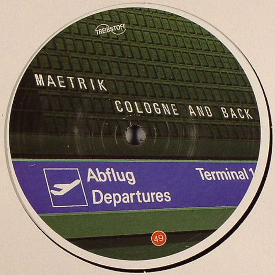 Maetrik : Cologne And Back (12")