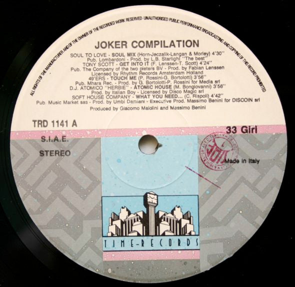 Various : The Joker Compilation (LP, Comp, Mixed)