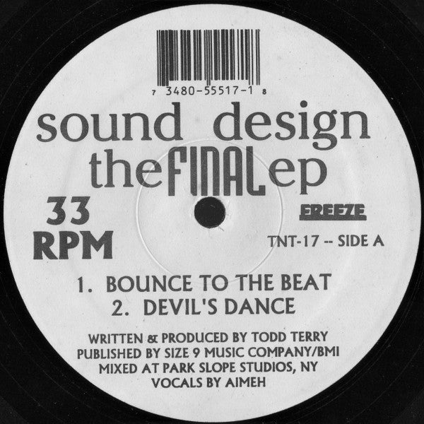 Sound Design : The Final EP (12", EP)