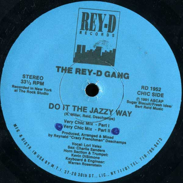 The Rey-D Gang : Do It The Jazzy Way (12")