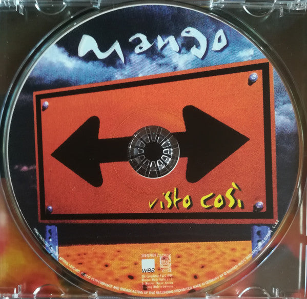 Mango (2) : Visto Così (CD, Comp)