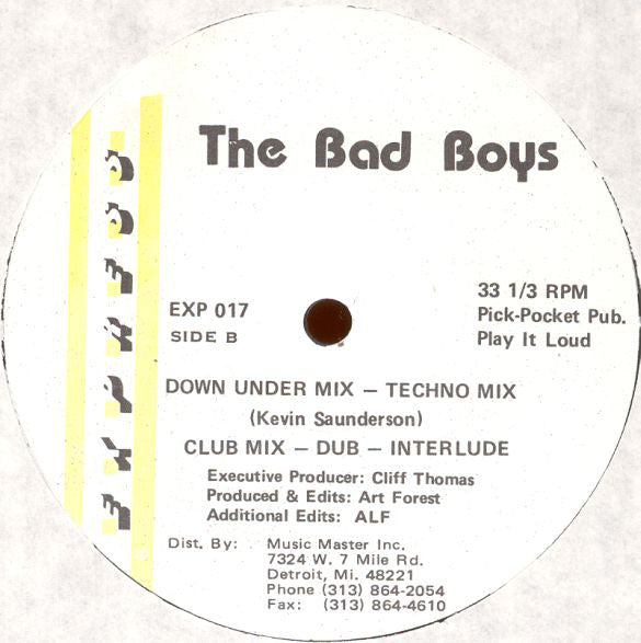 The Bad Boys : Don't Stop The Music (12")