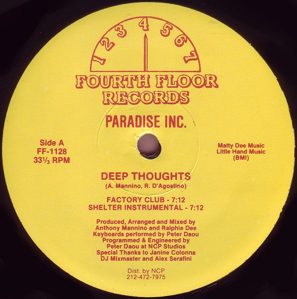 Paradise Inc. : Deep Thoughts (12")