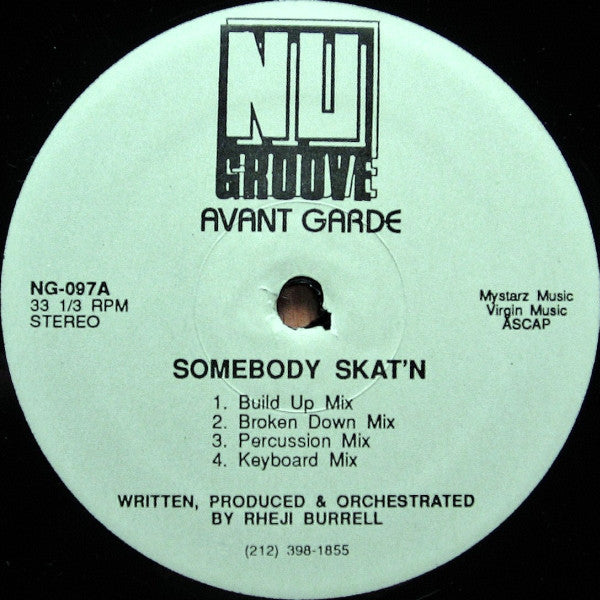 Avant Garde (4) : Somebody Skat'n / C'mon (12")