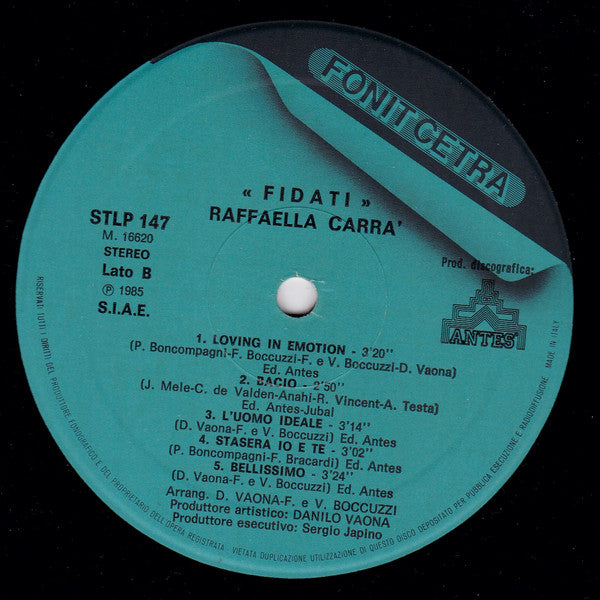 Raffaella Carrà : Fidati! (LP, Album)