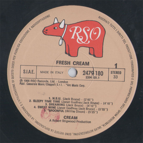 Cream (2) : Fresh Cream (LP, Album, RE)