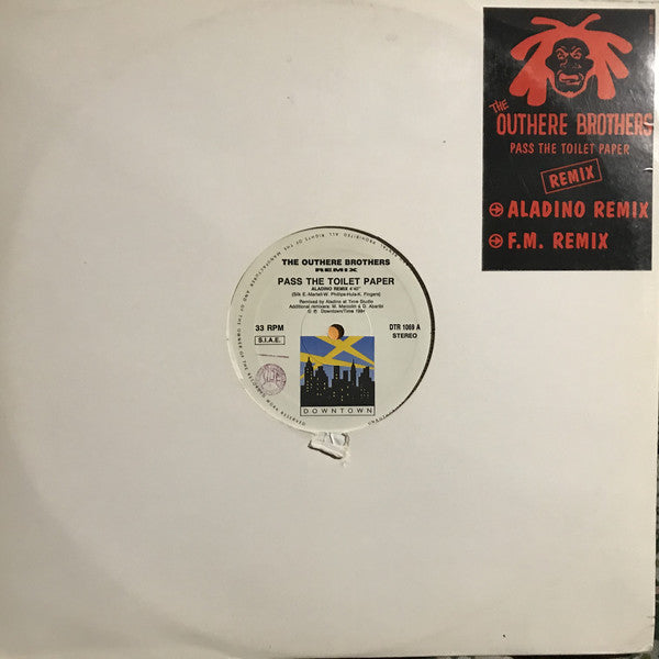 The Outhere Brothers : Pass The Toilet Paper (Remixes) (12")