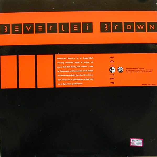 Beverlei Brown : On And On (2x12", Promo)