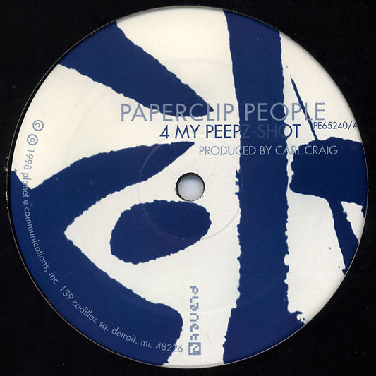 Paperclip People : 4 My Peepz (12")