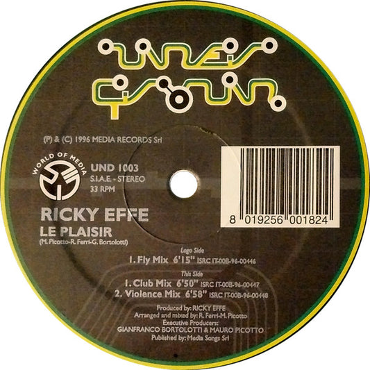 Ricky Effe : Le Plaisir (12", Gre)