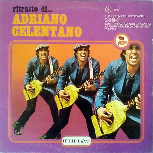 Adriano Celentano : Ritratto Di... Adriano Celentano (LP, Comp, Pur)