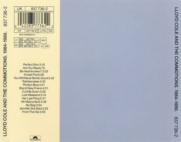 Lloyd Cole And The Commotions* : 1984-1989 (CD, Comp)