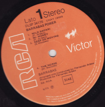 Barrabas : Power (LP, Album, Gat)