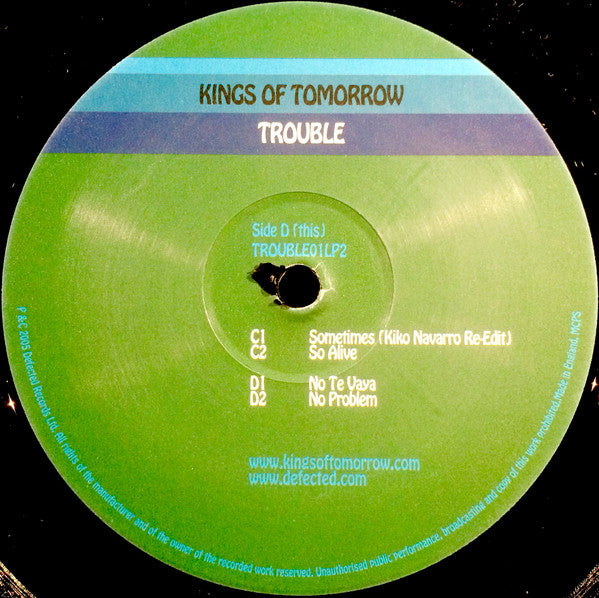 Kings Of Tomorrow : Trouble (Part Two) (2x12", Album)