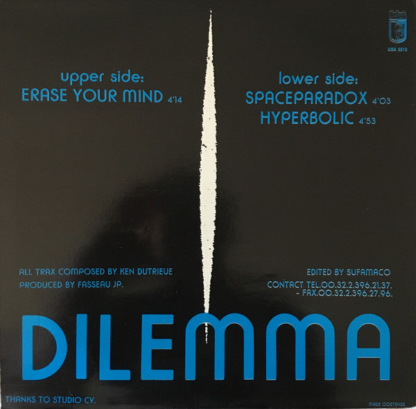 Dilemma (2) : Erase Your Mind (12")
