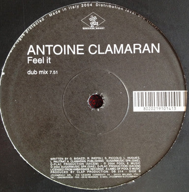 Antoine Clamaran : Feel It (12")