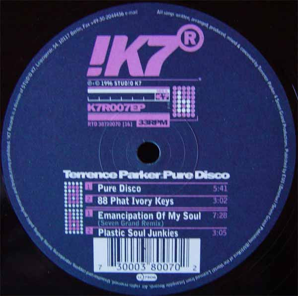 Terrence Parker : Pure Disco (12", EP)