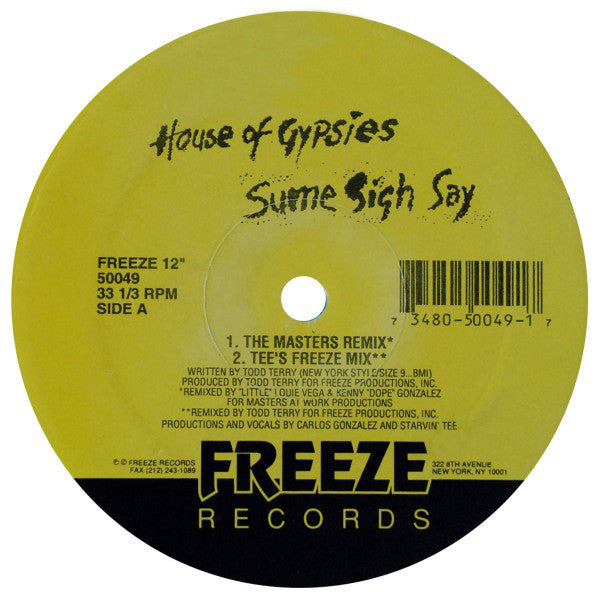 House Of Gypsies : Sume Sigh Say (12")