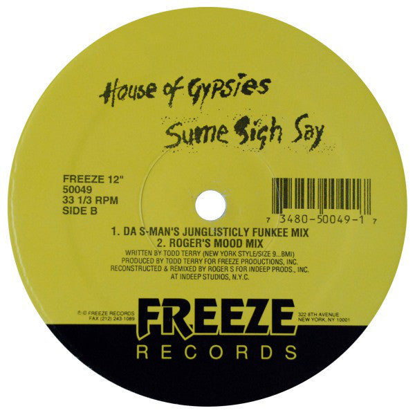 House Of Gypsies : Sume Sigh Say (12")