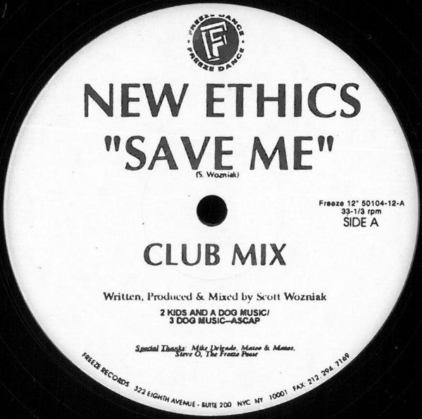 New Ethics : Save Me (12")