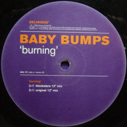 Baby Bumps : Burning (12")