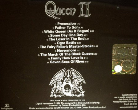 Queen : Queen II (CD, Album, RE, RM)