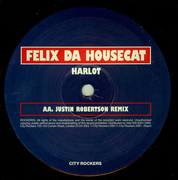 Felix Da Housecat : Harlot (12")