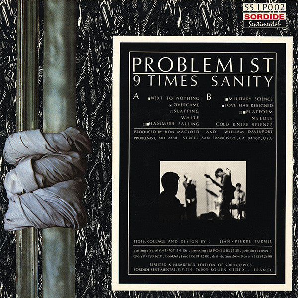 Problemist : 9 Times Sanity (LP, Album, Ltd, Num)
