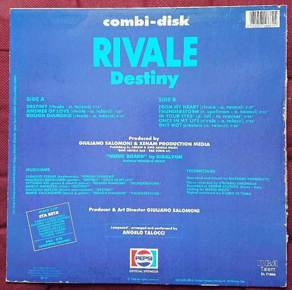 Rivale* : Destiny (LP, Album)
