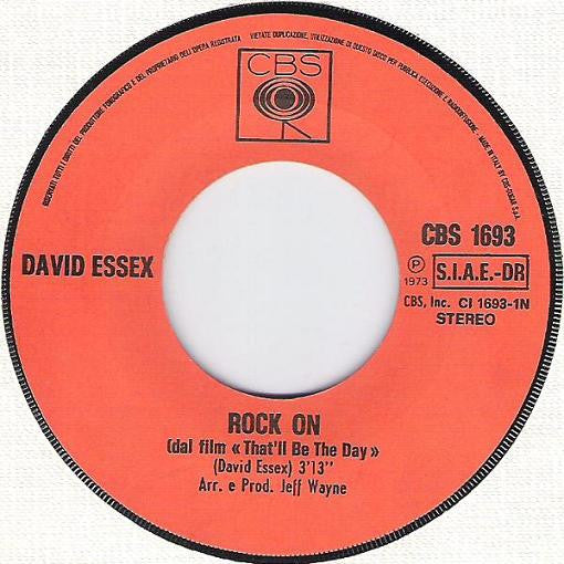 David Essex : Rock On / On And On (7")