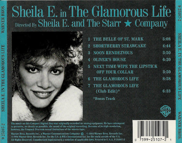 Sheila E. : In The Glamorous Life (CD, Album, RE)