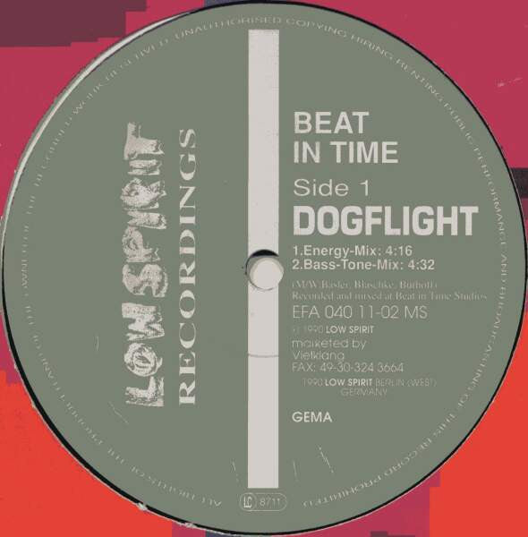 Beat In Time : Dogflight (12")