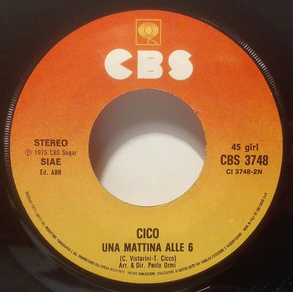 Tony Cicco : E Mia Madre (7")