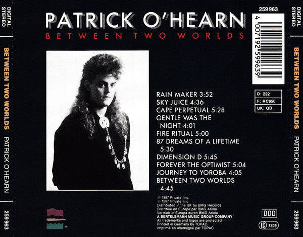 Patrick O'Hearn : Between Two Worlds (CD, Album)