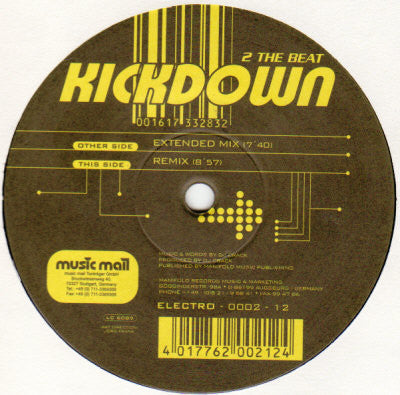 Kickdown : 2 The Beat (12")