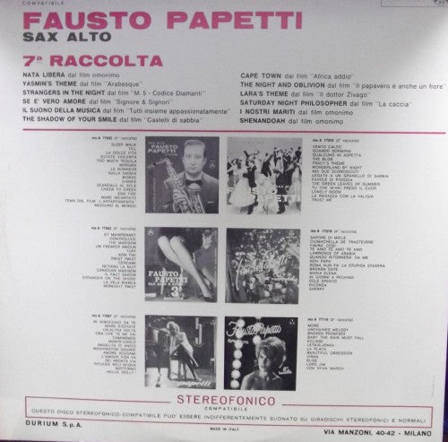 Fausto Papetti : 7a Raccolta (LP, Album, RE)