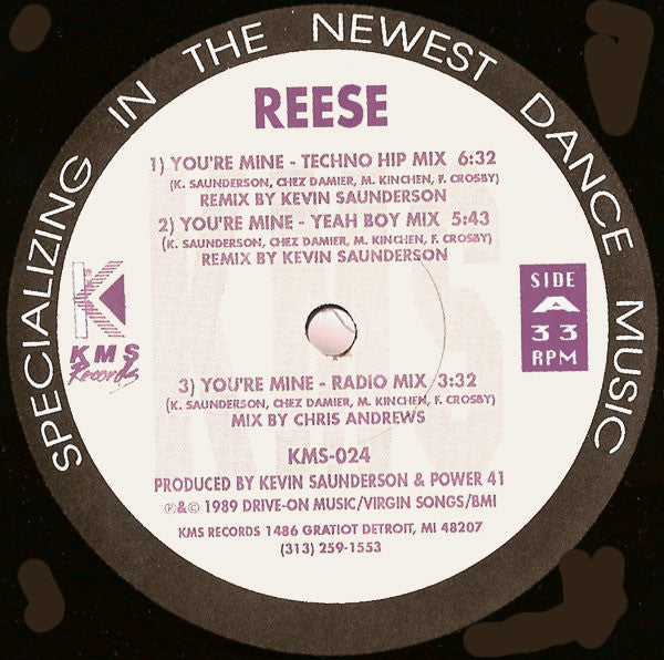 Reese : You're Mine (12")